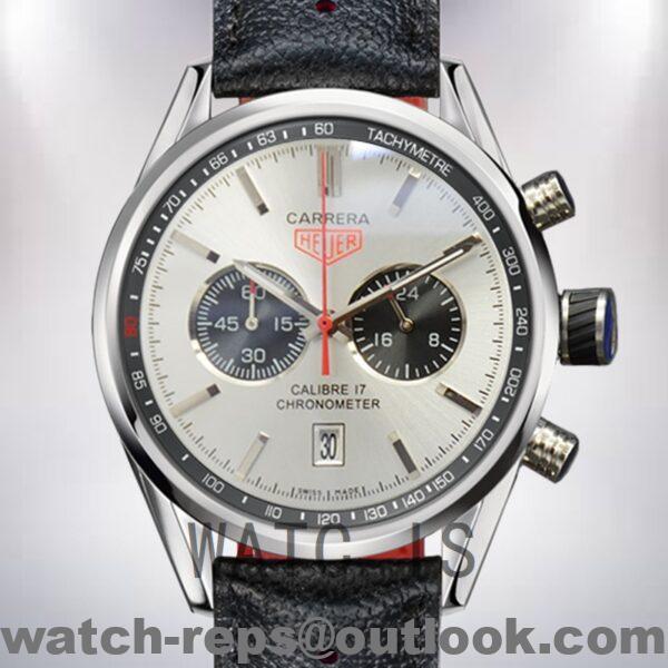 Tag Heuer Carrera Men 43mm CV2119.FC6310 Quartz Silver-tone Watch