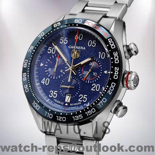 Tag Heuer Carrera 43mm Men CBN2A1F-001 Silver-tone Watch - Image 3