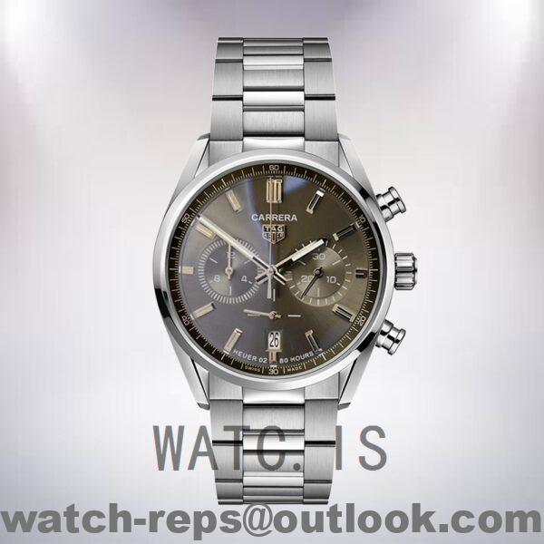 Tag Heuer Carrera CBN2012.FC6483-002 43mm Men Grey Dial Watch - Image 2