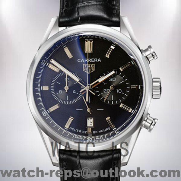 Tag Heuer Carrera Men CBN2010.BA0642-001 43mm Black Dial Watch