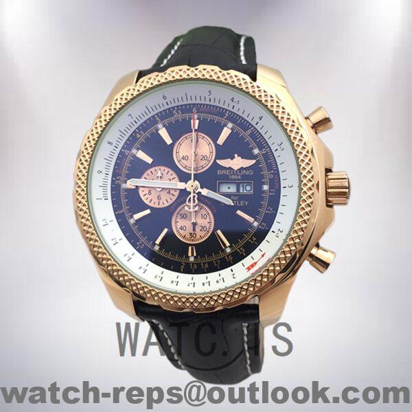 Breitling Bentley Men's H13353 46mm Rose Gold-tone Quartz Watch - Image 2