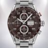 Tag Heuer Carrera Men's CV2A1S.BA0799 43mm Silver-tone Bracelet Watch