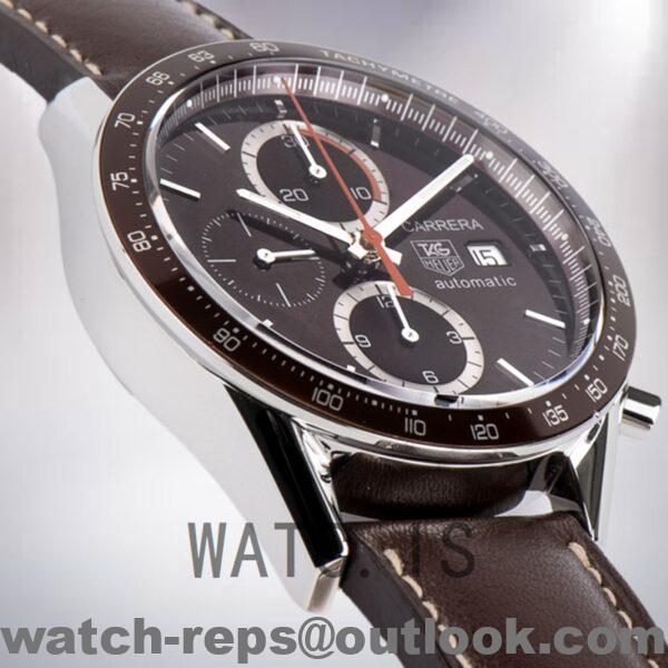 Tag Heuer Carrera 43mm CV2013.FC6234 Men's Silver-tone Watch - Image 4