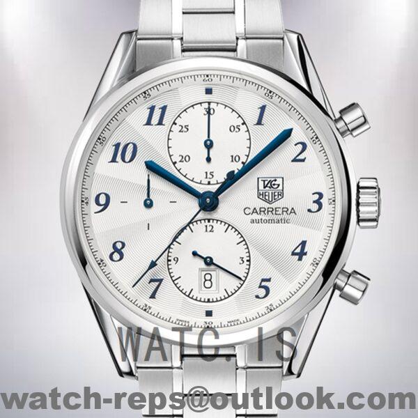 Tag Heuer Carrera WAS2111.BA0732 Men's 43mm Silver-tone Watch
