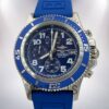 Breitling Superocean Men's 46mm A13311 Rubber Band Blue Dial Watch