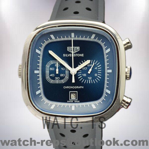 Tag Heuer Silverstone 43mm SilverstoneBLSR-004 Men Silver-tone Rubber Band Watch