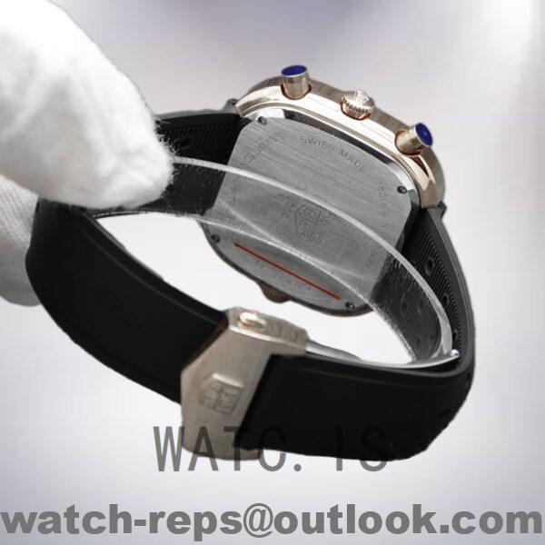 Tag Heuer Silverstone 43mm SilverstoneBLSR-004 Men Silver-tone Rubber Band Watch - Image 3