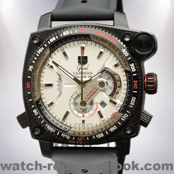 Tag Heuer Grand Carrera GrandCarreraWSR-004 Men 43mm Quartz Black-tone Watch
