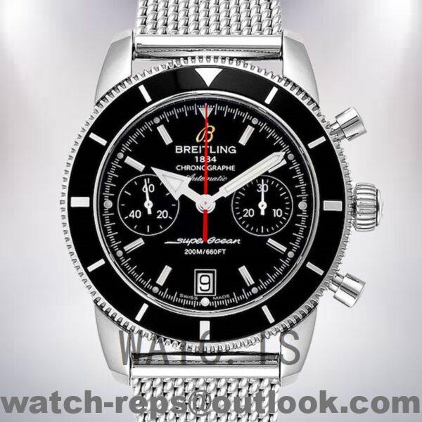Breitling SuperOcean Heritage A2337024.BB81 46mm/44mm Men's Bracelet Silver-tone Watch