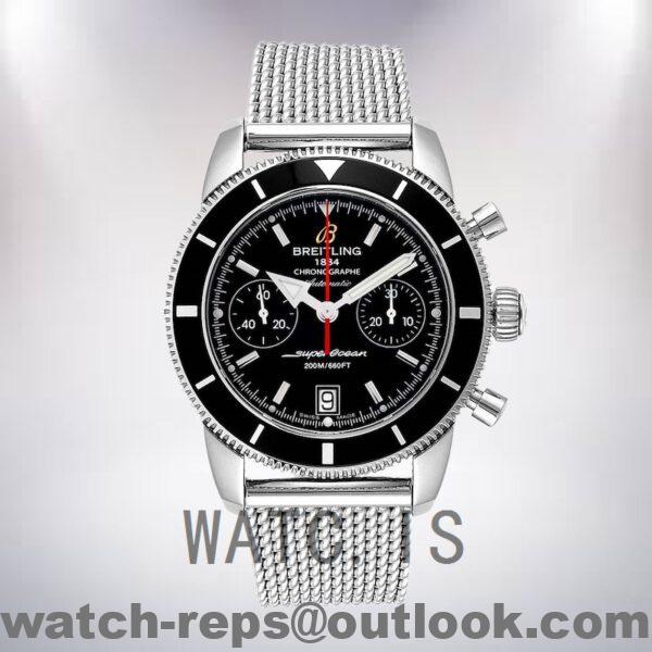 Breitling SuperOcean Heritage A2337024.BB81 46mm/44mm Men's Bracelet Silver-tone Watch - Image 2