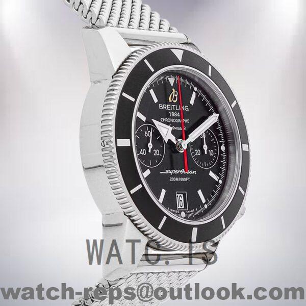 Breitling SuperOcean Heritage A2337024.BB81 46mm/44mm Men's Bracelet Silver-tone Watch - Image 3