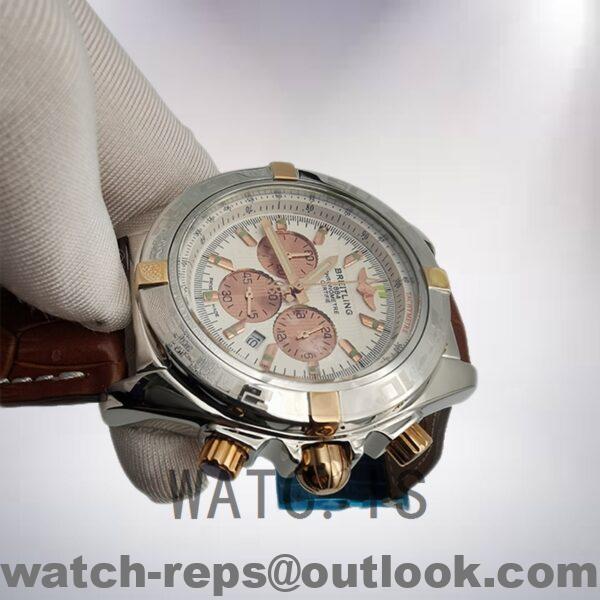 Breitling Chronomat 44 Men's BG074 43mm White Dial Watch - Image 3