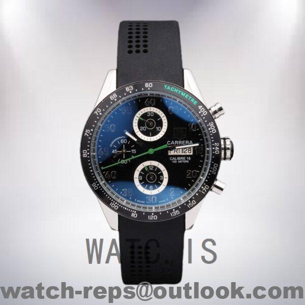 Tag Heuer Carrera Men's CarreraBKAR-001 43mm Black Dial Watch - Image 2
