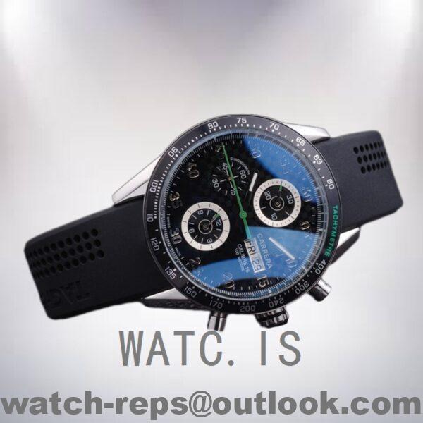Tag Heuer Carrera Men's CarreraBKAR-001 43mm Black Dial Watch - Image 4