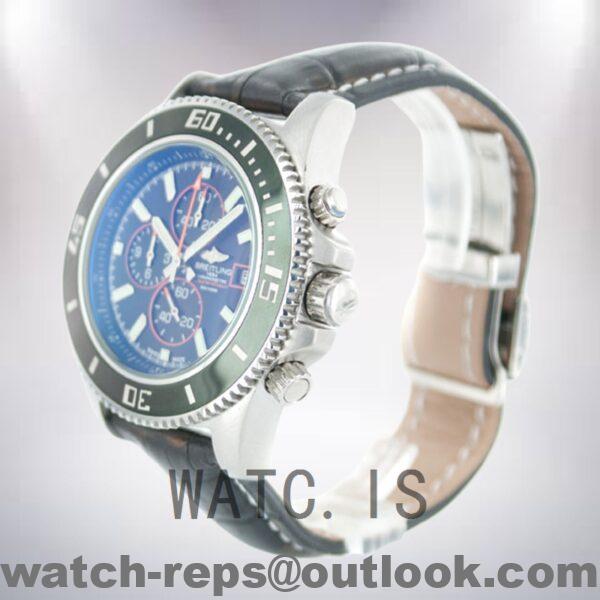Breitling Superocean 46mm Men's A13341-F Black Dial Strap Watch - Image 3