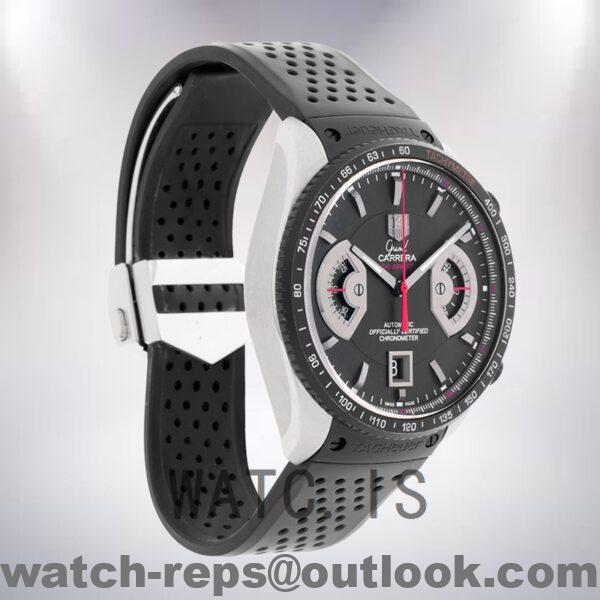 Tag Heuer Grand Carrera CAV511C.FT6016 43mm Men's Silver-tone Watch - Image 4
