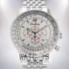 Breitling Montbrillant A41330 46mm Men's Quartz Bracelet Watch