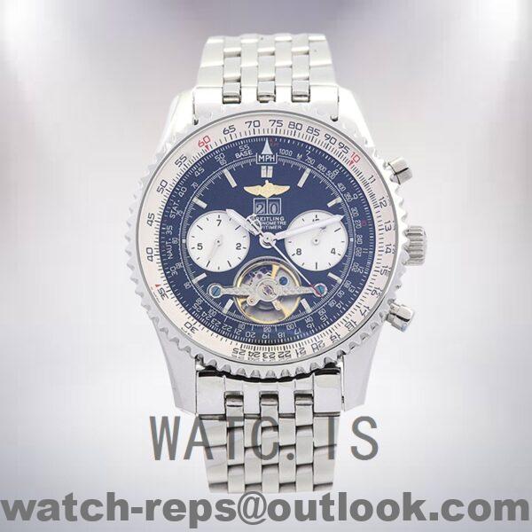 Breitling Navitimer Men's A24322 46mm Black Dial Bracelet Watch - Image 2