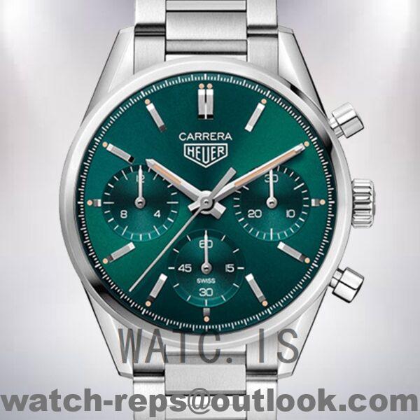 Tag Heuer Carrera Men 43mm CBK221F.FC6479-002 Silver-tone Watch