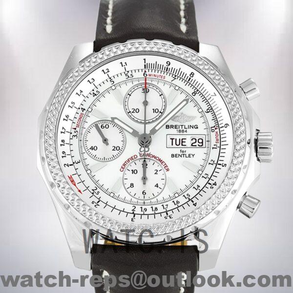Breitling Bentley A13362 Men's 46mm Quartz Silver-tone Watch