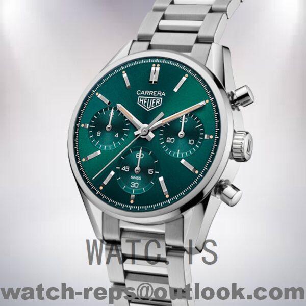 Tag Heuer Carrera Men 43mm CBK221F.FC6479-002 Silver-tone Watch - Image 3