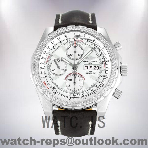 Breitling Bentley A13362 Men's 46mm Quartz Silver-tone Watch - Image 2