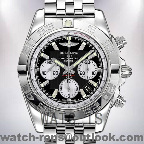 Breitling Chronomat 43mm AB011012.B967 Men's Silver-tone Automatic Watch