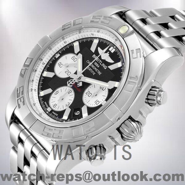 Breitling Chronomat 43mm AB011012.B967 Men's Silver-tone Automatic Watch - Image 3