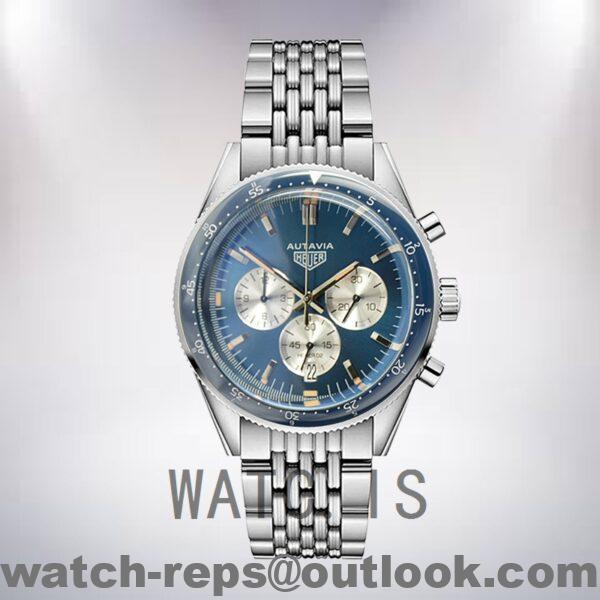 Tag Heuer Autavia 43mm Men CBE2111-002 Bracelet Watch - Image 2
