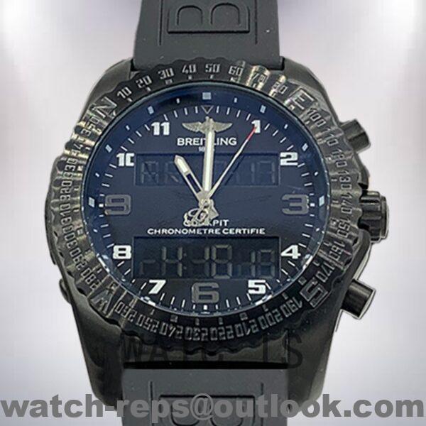 Breitling Professional 46mm Men's VB5010221B1W1-001 Rubber Band Black-tone Watch