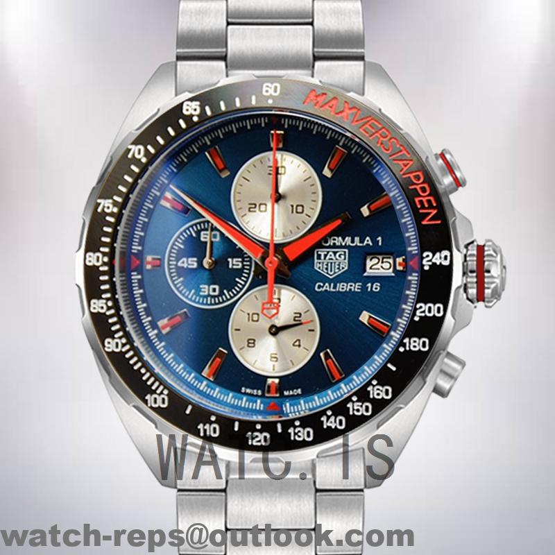 Tag Heuer Formula 1 CAZ2018-002 43mm Men Bracelet Silver-tone Watch 2