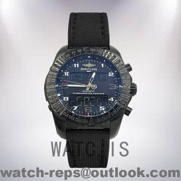 Breitling Professional 46mm Men's VB5010221B1W1 Black Dial Strap Watch - Image 2