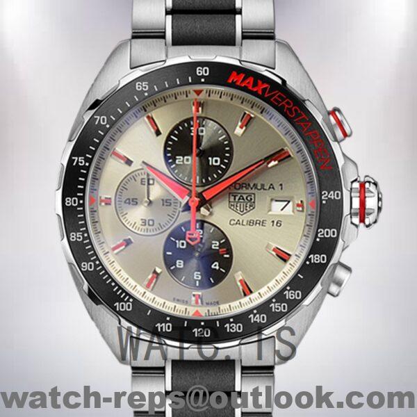 Tag Heuer Formula 1 CAZ2018-002 43mm Men Bracelet Silver-tone Watch