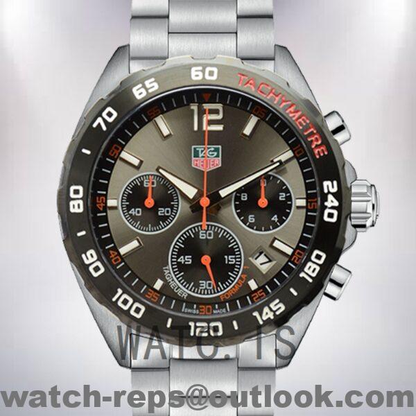 Tag Heuer Formula 1 43mm Men CAZ1014-002 Quartz Grey Dial Watch 4