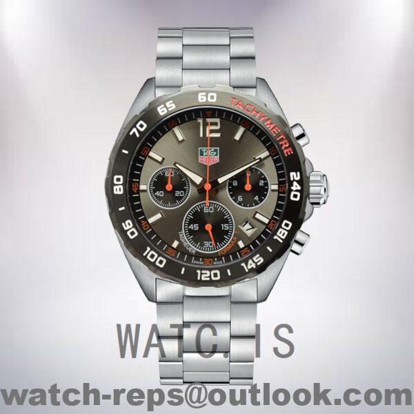 Tag Heuer Formula 1 43mm Men CAZ1014-002 Quartz Grey Dial Watch 5