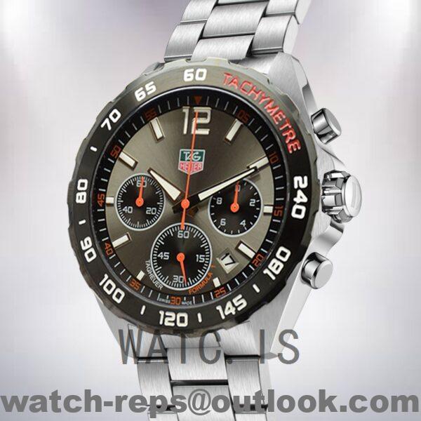 Tag Heuer Formula 1 43mm Men CAZ1014-002 Quartz Grey Dial Watch 6