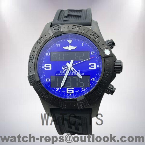 Breitling Exospace 46mm ExospaceB55-009 Men's Quartz Rubber Band Watch - Image 2