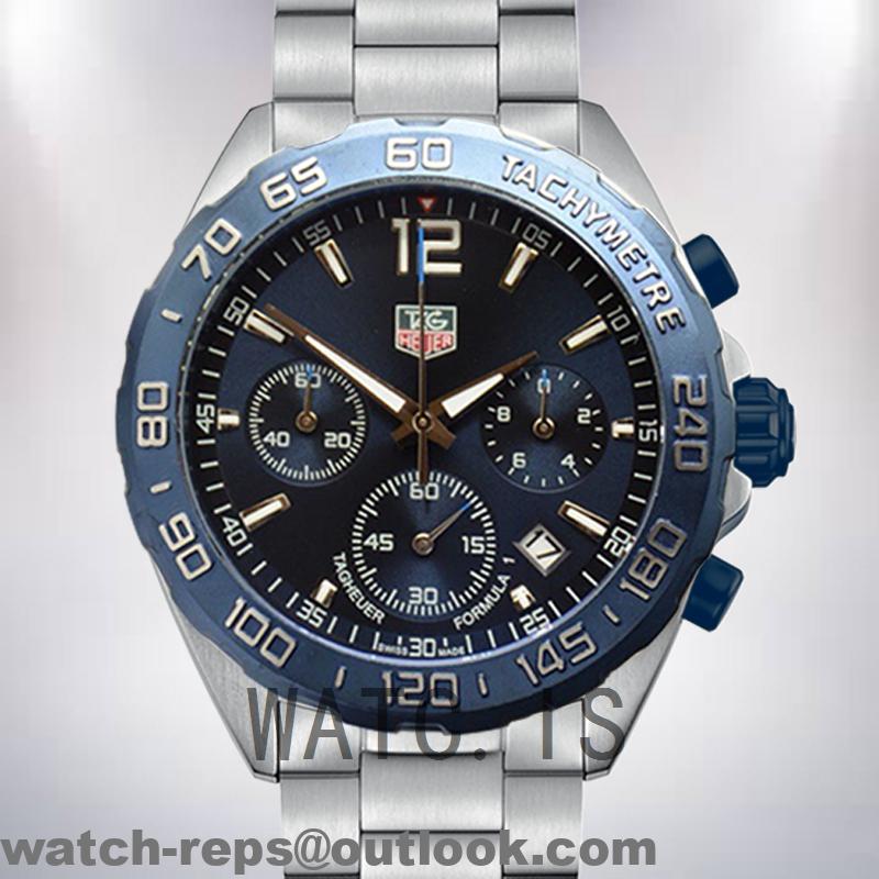 Tag Heuer Formula 1 43mm Men CAZ1011-001 Blue Dial Quartz Watch 3