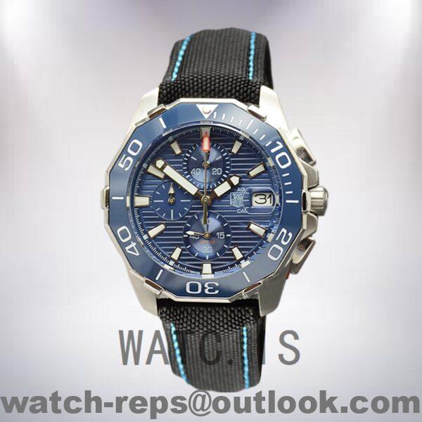 Tag Heuer Aquaracer Men 43mm CAY211A-001 Strap Watch - Image 2