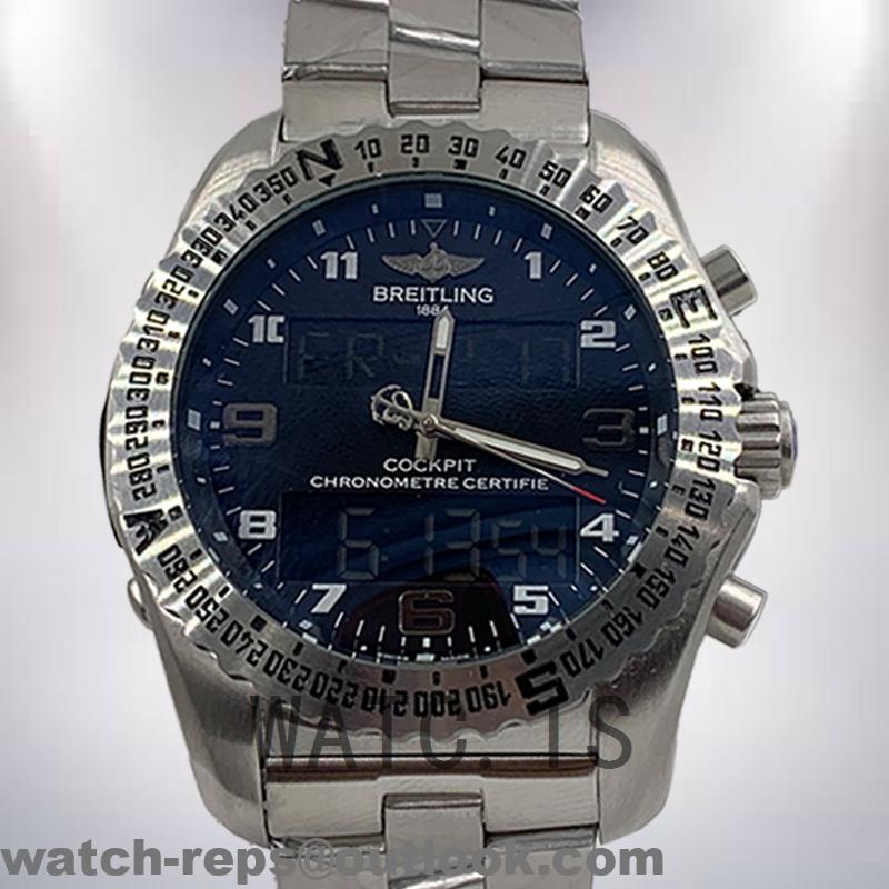 Breitling Professional 46mm Men’s EB501019-002 Silver-tone Watch 2