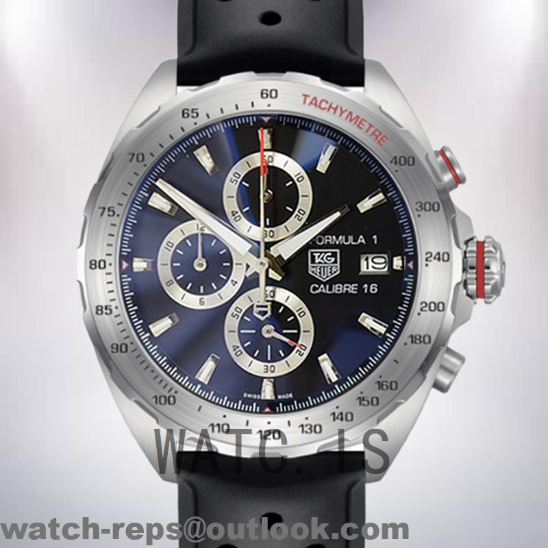 Tag Heuer Formula 1 CAZ2015.BA0876 Men 43mm Blue Dial Silver-tone Watch 3