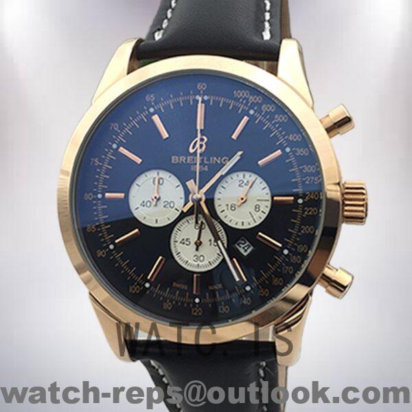 Breitling Transocean RB015212.BF15-001 46mm Men's Quartz/Automatic Rose Gold-tone Watch