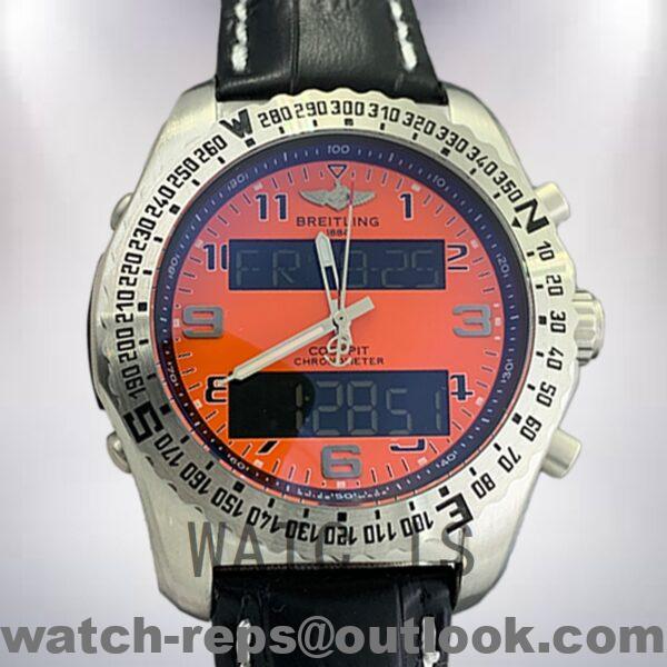 Breitling Professional 46mm Men's ProfessionalOAL-002 Silver-tone Quartz Watch