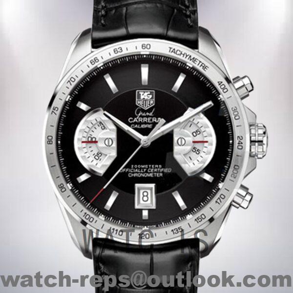 Tag Heuer Grand Carrera CAV511A.FC6225 43mm Men Black Dial Watch