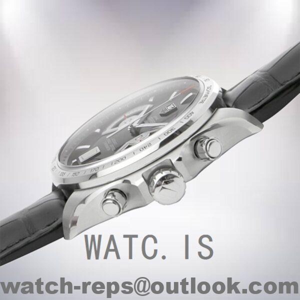 Tag Heuer Grand Carrera CAV511A.FC6225 43mm Men Black Dial Watch - Image 3