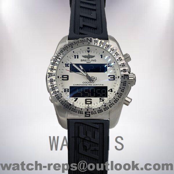 Breitling Professional Men's 46mm EB5010-001 Quartz Rubber Band Watch - Image 2