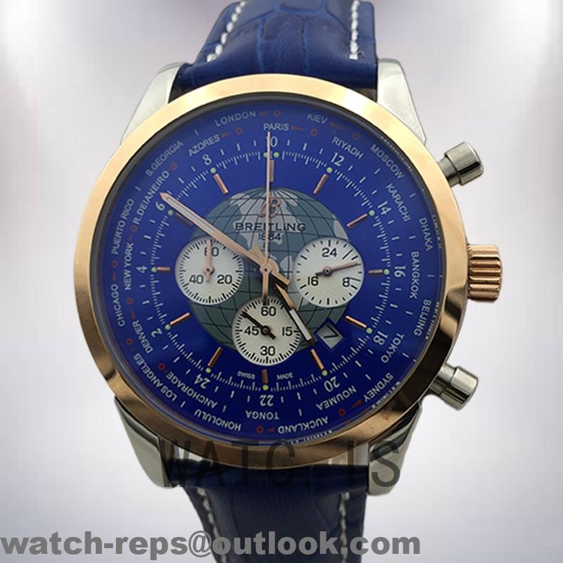 Breitling Transocean Men’s 46mm AB0510U4.BB62 Silver-tone Black Dial Watch 2