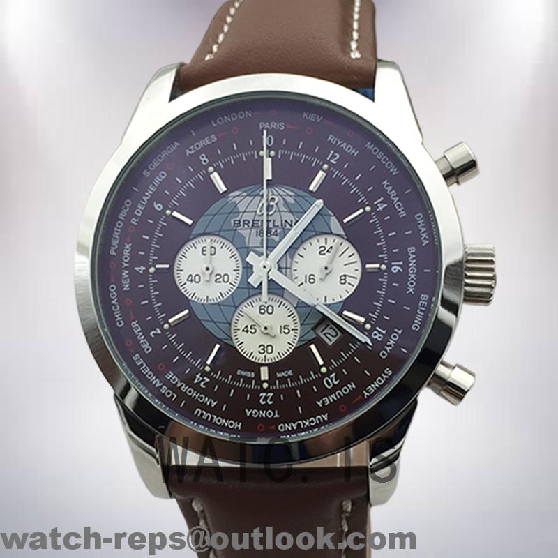 Breitling Transocean Men’s AB0510U0.A732-001 46mm Silver-tone Watch 2