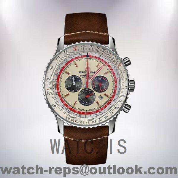 Breitling Navitimer 46mm Men’s AB01219A1G1X1 Silver-tone Watch 5