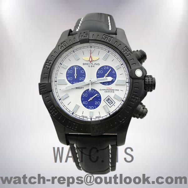 Breitling Colt 46mm A7338811.G790-002 Men's Quartz Leather Strap Watch - Image 2